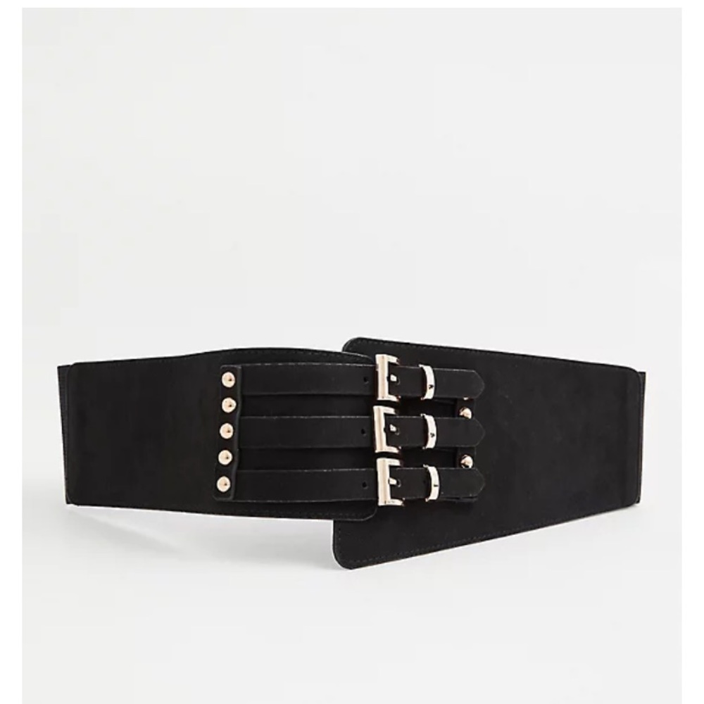 NWT Torrid BLACK FAUX SUEDE WAIST BELT